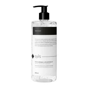 Syis żel nawilżający do zabiegów z ultradźwiękami z kwasem hialuronowym 500 ml - nowa formuła