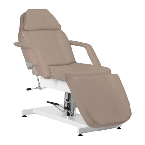 Fotel kosmetyczny hydrauliczny Sillon v2 210 szarobrązowy