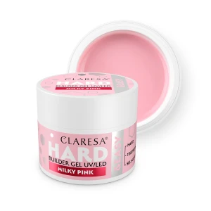 Claresa Żel budujący Hard&easy builder gel milky pink 45g