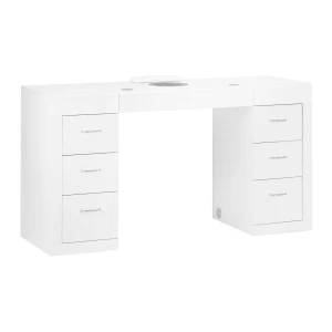 Biurko kosmetyczne 324 z pochłaniaczem kasetowym białe