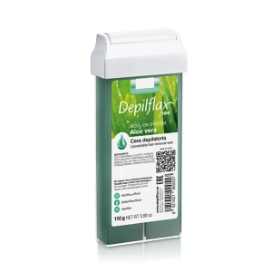 Depilflax 100 wosk do depilacji rolka Aloes 110 g