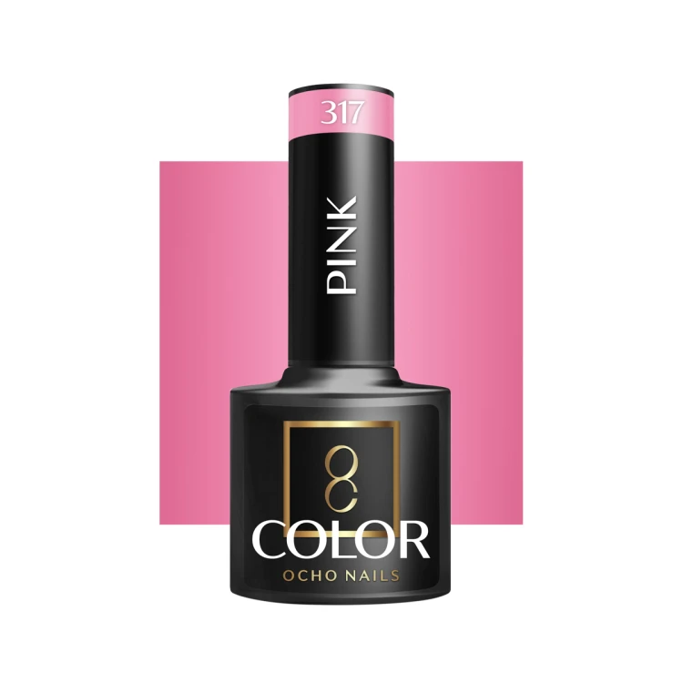 OCHO NAILS Lakier hybrydowy pink 317 -5 g 1