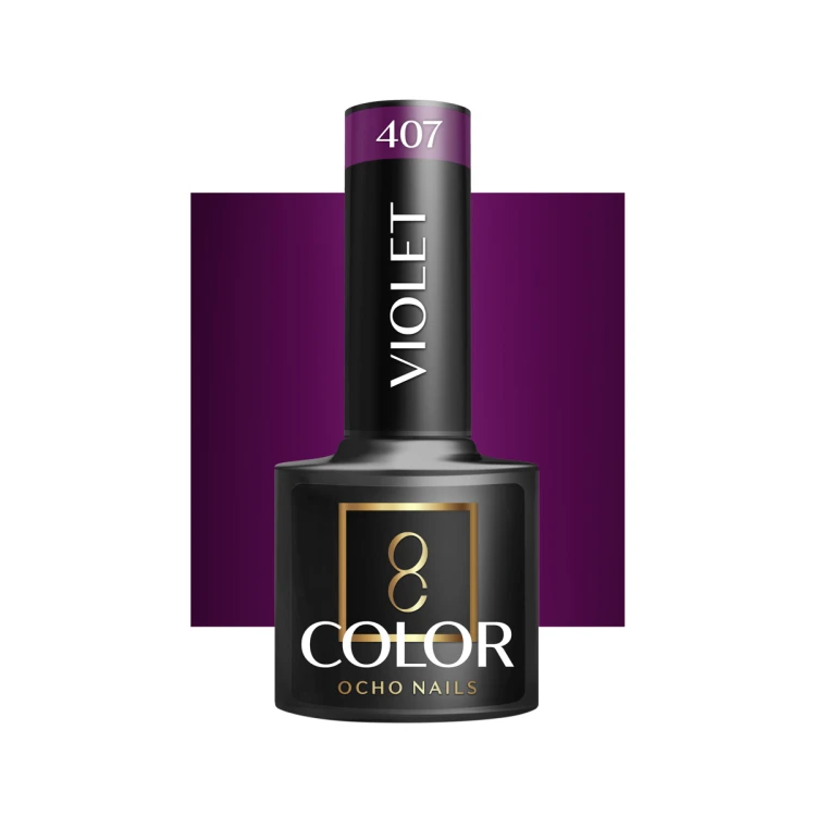 OCHO NAILS Lakier hybrydowy violet 407 -5 g 1
