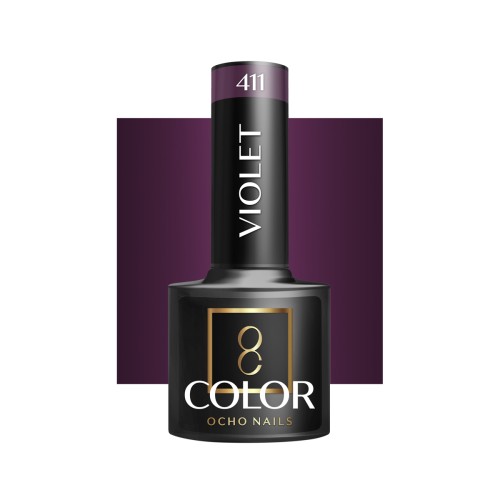 OCHO NAILS Lakier hybrydowy violet 411 -5 g 1