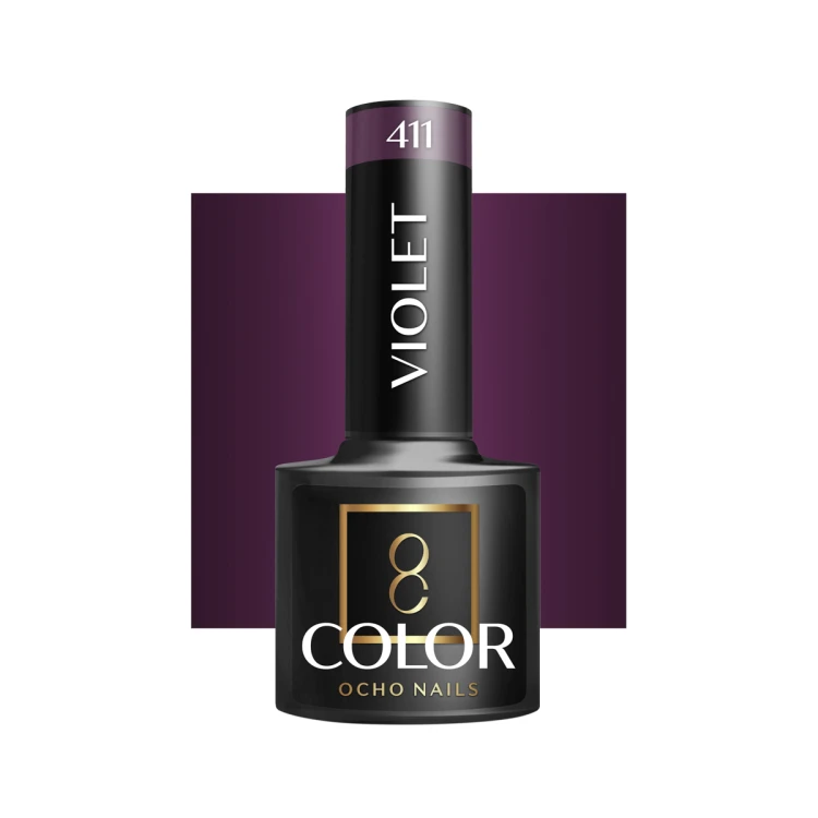 OCHO NAILS Lakier hybrydowy violet 411 -5 g 1
