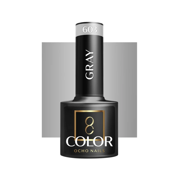 OCHO NAILS Lakier hybrydowy gray 603 -5 g 1