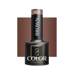 OCHO NAILS Lakier hybrydowy brown 807 -5 g 1