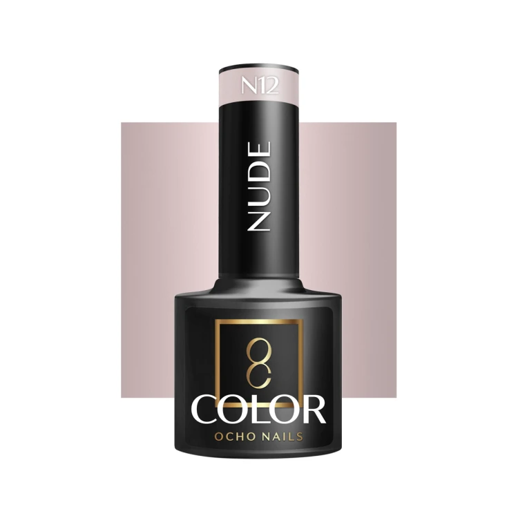 OCHO NAILS Lakier hybrydowy nude N12 -5 g 1