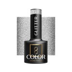 OCHO NAILS Lakier hybrydowy glitter G03 -5 g 1