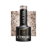 OCHO NAILS Lakier hybrydowy glitter G04 -5 g 1