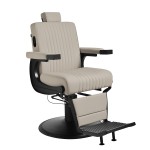 Fotel barberski Gabbiano Levi szary 1