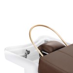 Myjnia fryzjerska z leżanką Head Spa Gabbiano 017 brązowa 5