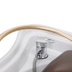Myjnia fryzjerska z leżanką Head Spa Gabbiano 017 brązowa 9
