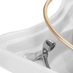 Myjnia fryzjerska z leżanką Head Spa Gabbiano 017 brązowa 10