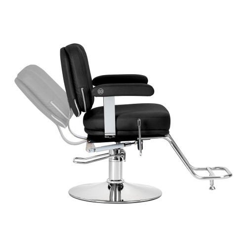 Fotel fryzjerski Omega Astra Plus czarny 3