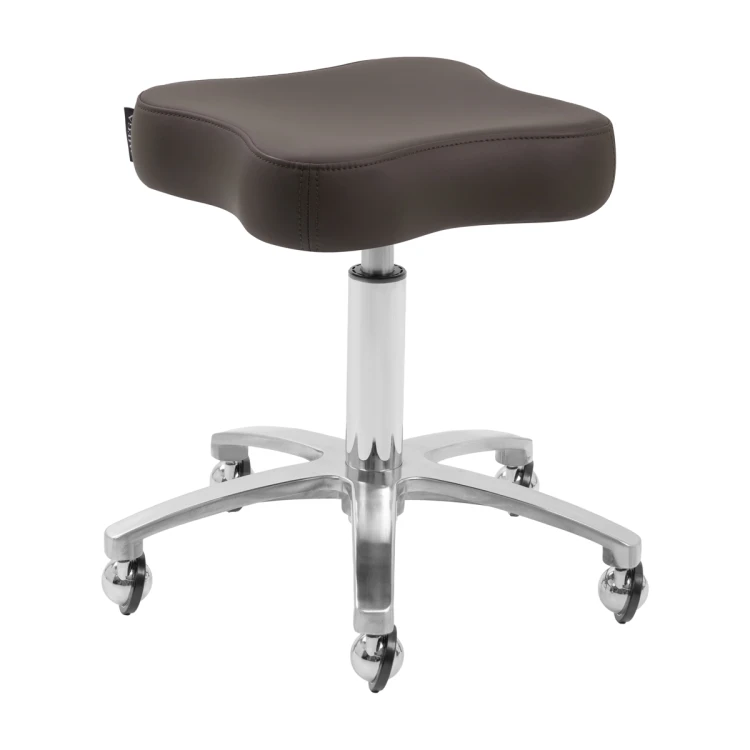 Taboret obrotowy Omega Supremo brązowe 1