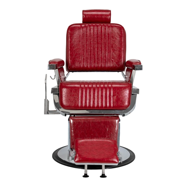 Fotel barberski Gabianno Royal X czerwony 2
