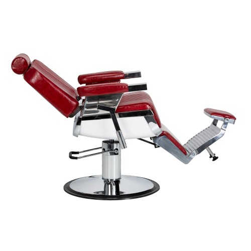 Fotel barberski Gabianno Royal X czerwony 5