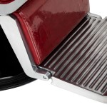 Fotel barberski Gabianno Royal X czerwony 11