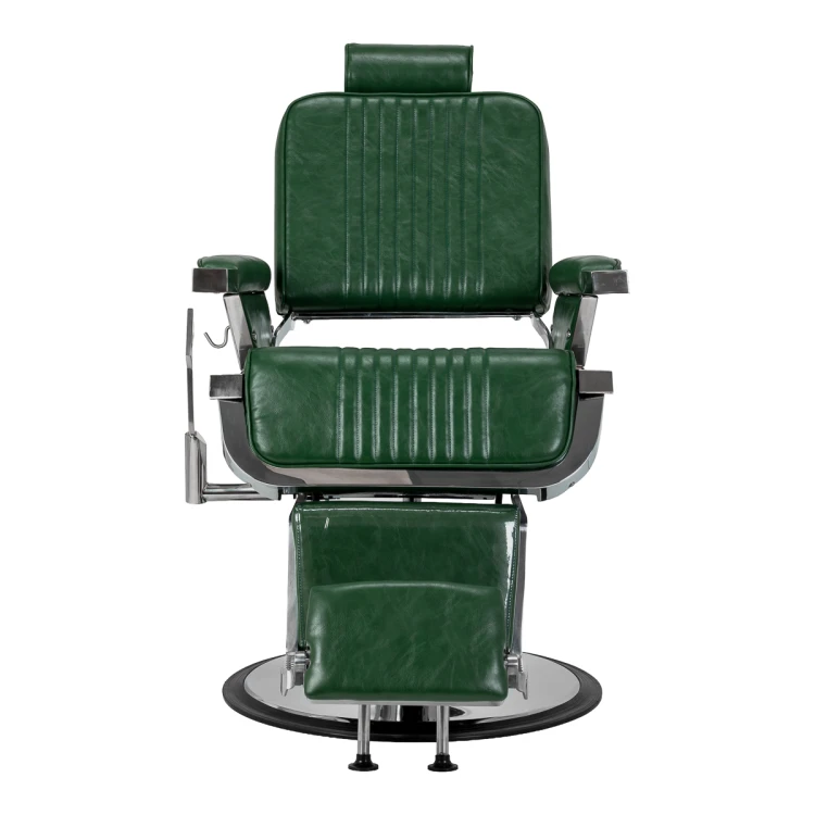 Fotel barberski Gabianno Royal X zielony 2