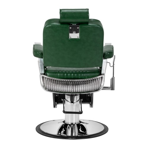 Fotel barberski Gabianno Royal X zielony 3