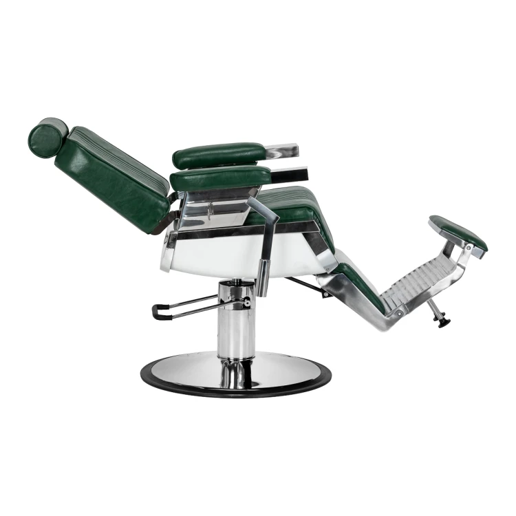 Fotel barberski Gabianno Royal X zielony 5