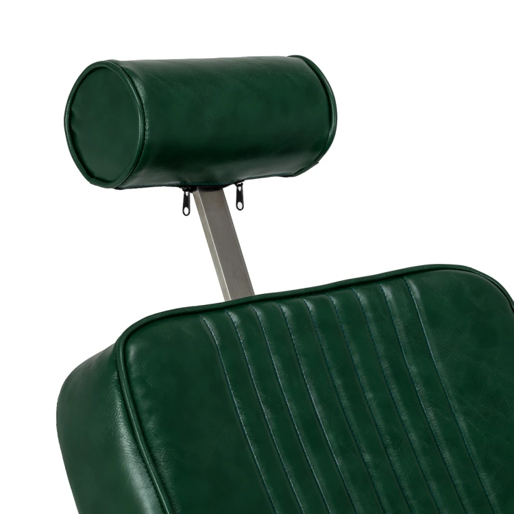 Fotel barberski Gabianno Royal X zielony 14