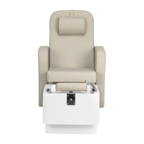 Fotel kosmetyczny SPA do pedicure Sillon Elysia kremowy 5
