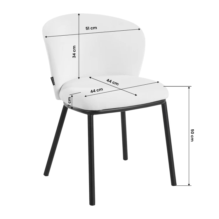 Krzesło 4Rico Linea białe 8