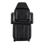 Fotel kosmetyczny hydrauliczny do pedicure Sillon 210 z kołyską i dzielonym podnóżkiem czarny 9