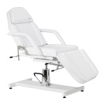 Fotel kosmetyczny hydrauliczny Sillon 210 z kołyską biały 1