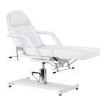 Fotel kosmetyczny hydrauliczny Sillon 210 z kołyską biały 2