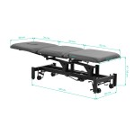 Stół rehabilitacyjny do masażu i fizjoterapii hydrauliczny Balance Solidum 3 Szary 16