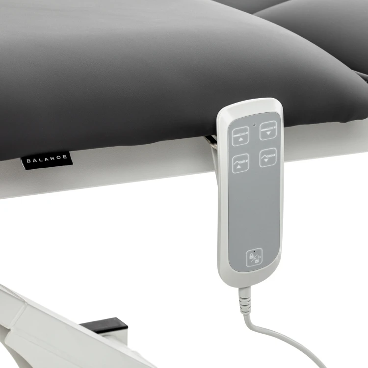 Stół rehabilitacyjny do masażu i fizjoterapii elektryczny Balance Eso pro Szary 11