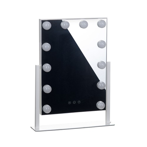 Lustro podświetlane obrotowe LED HOLLYWOOD 29x36cm 1