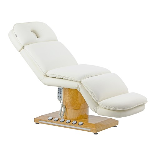 Fotel kosmetyczny elektryczny Sillon Cloud 3 silniki kremowy 1