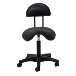 Taboret kosmetyczny 6001B czarny 3