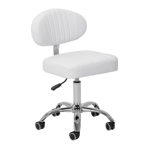 Taboret kosmetyczny Giovanni Y08 biały 1