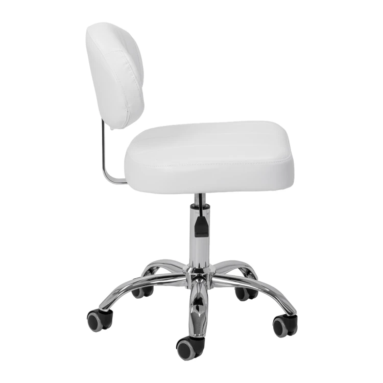 Taboret kosmetyczny Giovanni Y08 biały 2