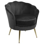 Fotel tapicerowany LUGANO BX-LE69 różowy velvet 1