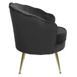 Fotel tapicerowany LUGANO BX-LE69 różowy velvet 2