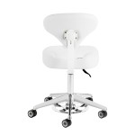 Taboret kosmetyczny Azzurro 156-F bump-up śnieżnobiały 3