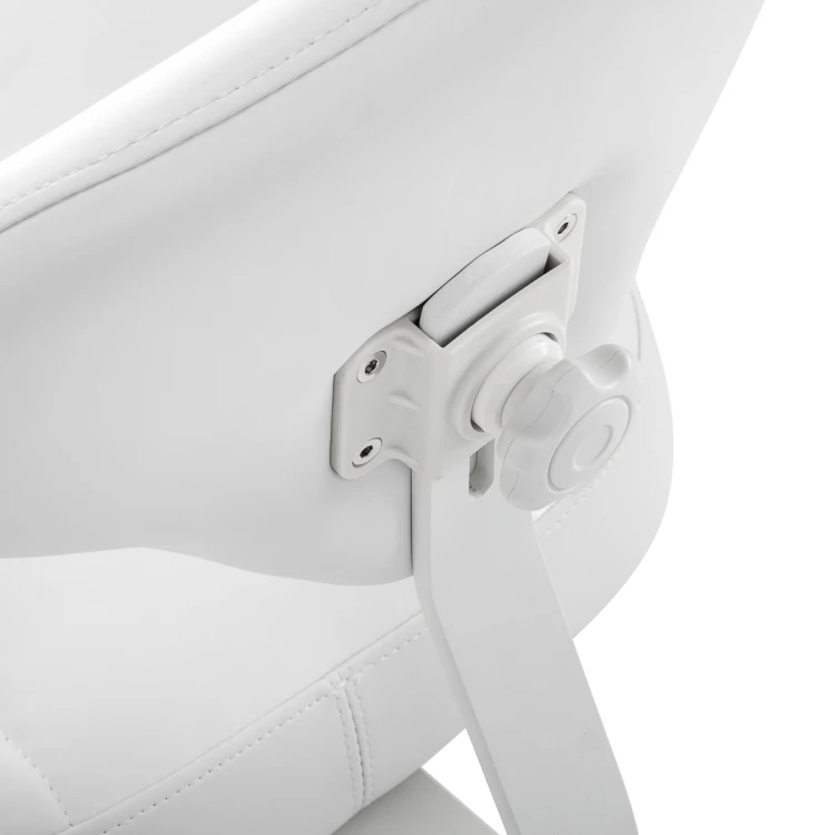 Taboret kosmetyczny Azzurro 156-F bump-up śnieżnobiały 7