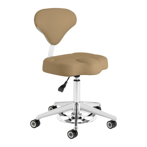 Taboret kosmetyczny Azzurro 156-F bump-up beżowy 1