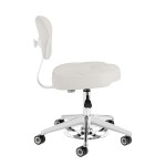 Taboret kosmetyczny Azzurro 156-F bump-up szary 4