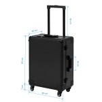 Kufer przenośne stanowisko z głośnikami czarne Plus 15