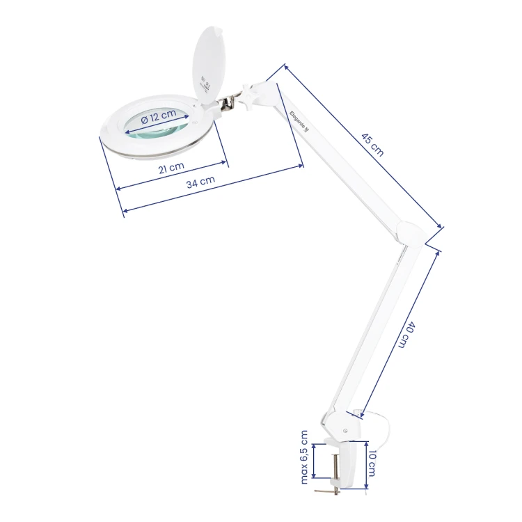 Lampa lupa Elegante 6031 60 led smd 3d do blatu reg. natężenie światła 8
