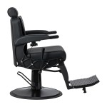 Fotel barberski z masażem Gabbiano Continental czarny 4