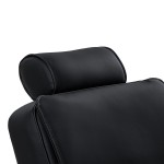 Fotel barberski z masażem Gabbiano Continental czarny 11