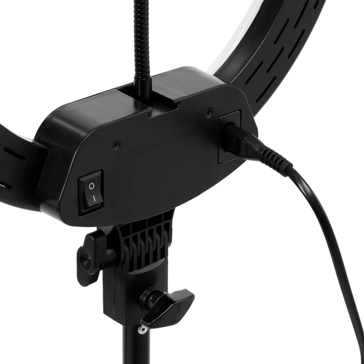 Lampa pierścieniowa Ring Light 13"" 36W LED ze statywem czarna 12